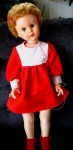 D AND C 1960 30 INCH DOLL